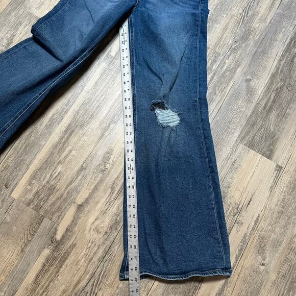 Old Navy Jeans Extra High Rise Sky-Hi Wide Leg Womens Size 2 Maya - Picture 2 of 9